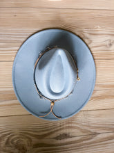 Load image into Gallery viewer, Baby Blue Wide Brim Hat
